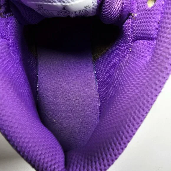 Nike Air Jordan 1 Mid GS Shoes Mocha Brown / Purple DQ8423-215 Size 5Y / 6.5W - Picture 7 of 10